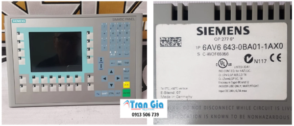 Chuyên sửa chữa HMI Siemens OP277 6AV6643-0BA01-1AX0 lấy liền trong vòng 24h Chuyên sửa chữa HMI Siemens OP277 6AV6643-0BA01-1AX0 lấy liền trong vòng 24h