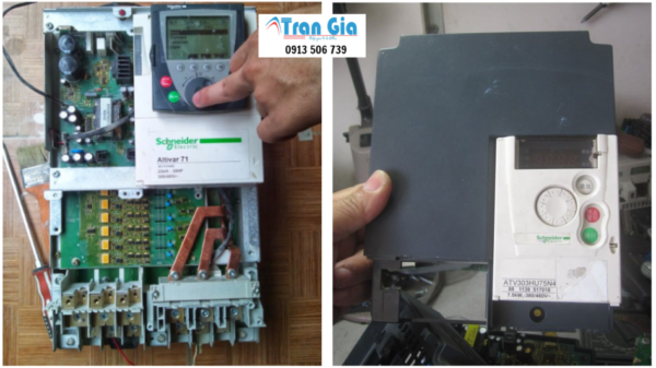 Sửa biến tần Schneider báo lỗi F027 (Quá nhiệt IGBT) và xử lý lỗi nhanh chóng trong ngày Sửa biến tần Schneider báo lỗi F027 (Quá nhiệt IGBT) và xử lý lỗi nhanh chóng trong ngày