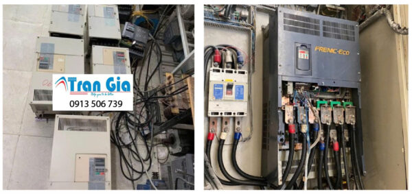 Hình ảnh một số biến tần đang trong quá trình sửa chữa tại TRAN GIA Automation Hình ảnh một số biến tần đang trong quá trình sửa chữa tại TRAN GIA Automation