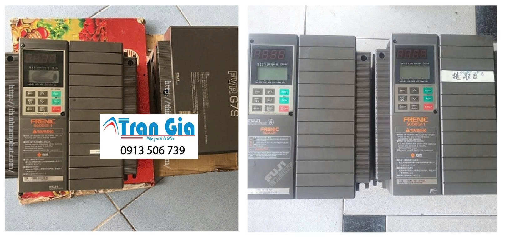 Hình ảnh một số biến tần đang trong quá trình sửa chữa tại TRAN GIA Automation