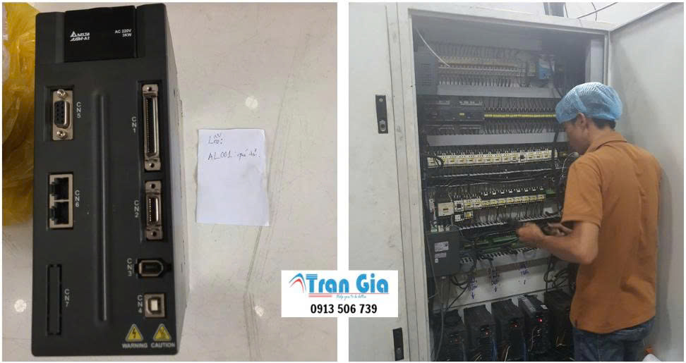 Hình ảnh một số biến tần đang được sửa tại Trần Gia Automation