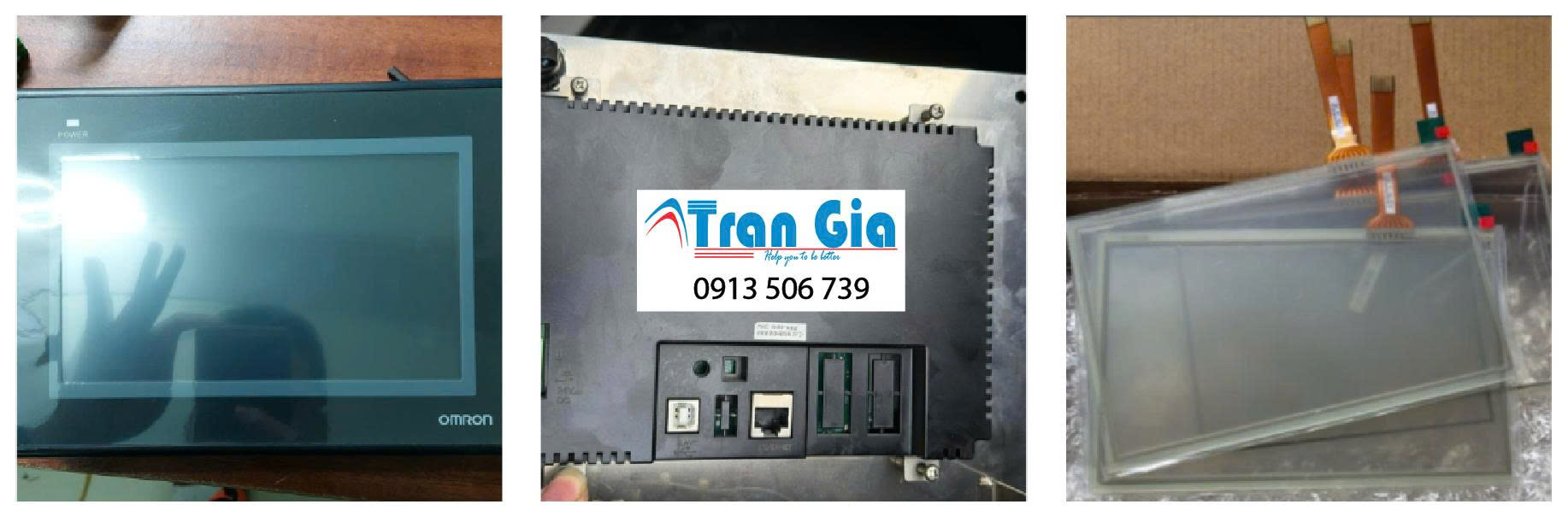 Sửa HMI Omron NB5Q-TW00B bị hư bo