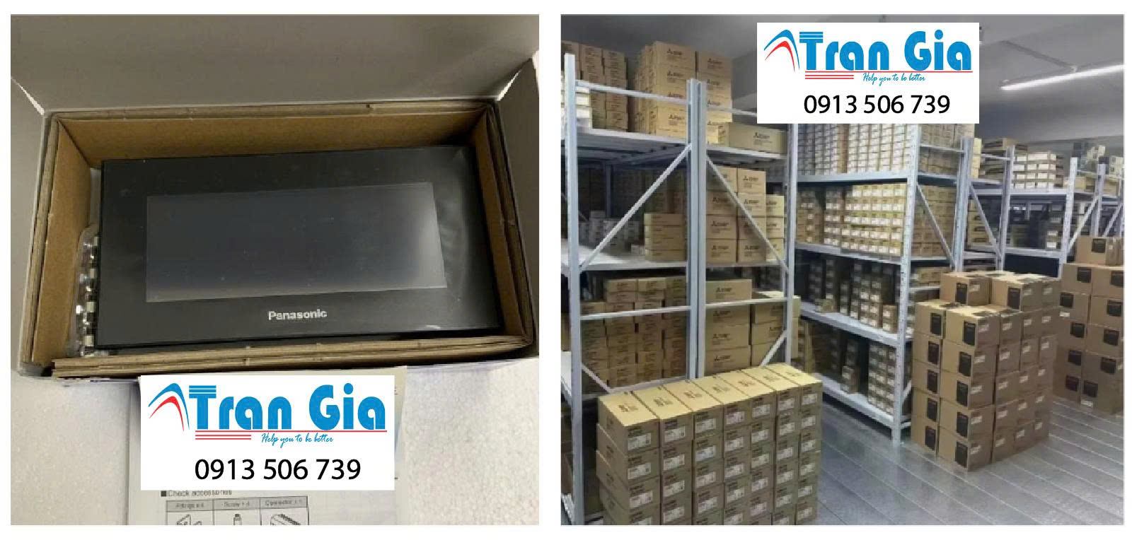 TRAN GIA trung tâm chuyên cung cấp màn hình HMI Panasonic full box bảo hành 12 tháng