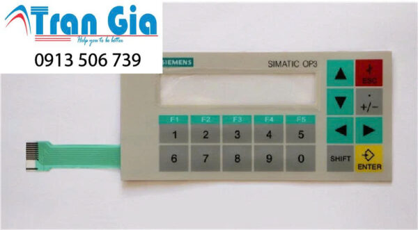 Tấm cảm ứng bàn phím màn hình Siemens OP3 Tấm cảm ứng bàn phím màn hình Siemens OP3