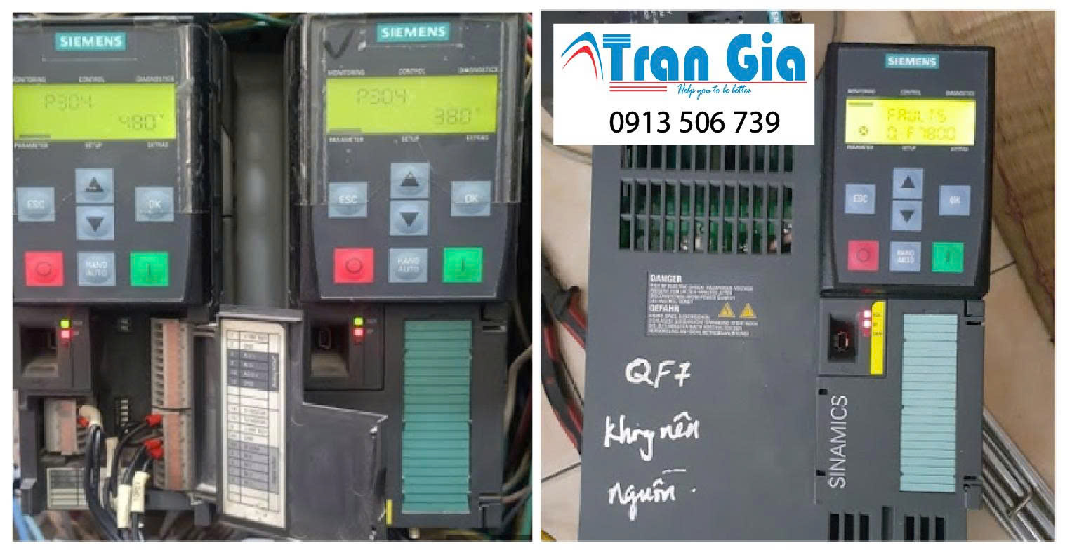 Biến Tần Siemens Báo Lỗi F0012 ( Lỗi mất tín hiệu nhiệt độ của biến tần ) Và Cách Sửa