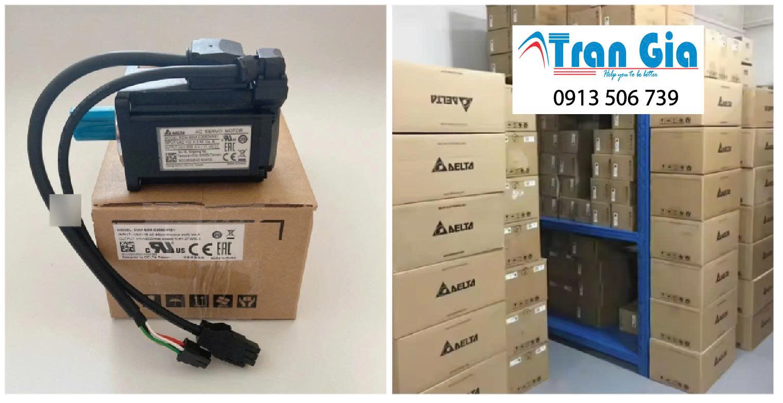 TRAN GIA trung tâm chuyên cung cấp Servo Delta full box bảo hành 12 tháng