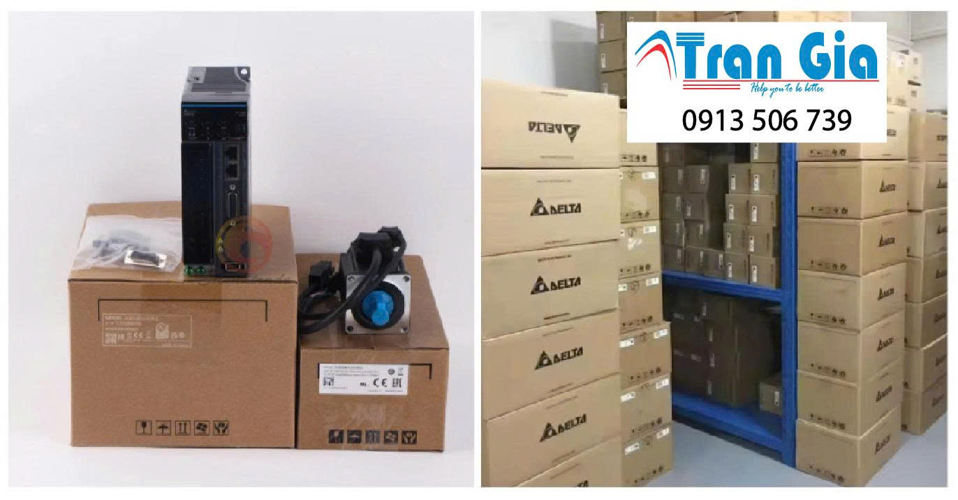 TRAN GIA trung tâm chuyên cung cấp Servo Delta full box bảo hành 12 tháng
