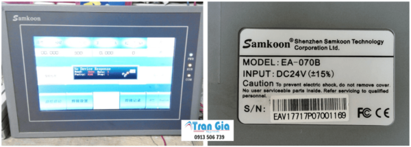 Công ty chuyên sửa màn hình cảm ứng Samkoon Model: GC-043-16M Serial: 0091 lỗi cảm ứng, sọc màn hình, bị ố uy tín Công ty chuyên sửa màn hình cảm ứng Samkoon Model: GC-043-16M Serial: 0091 lỗi cảm ứng, sọc màn hình, bị ố uy tín