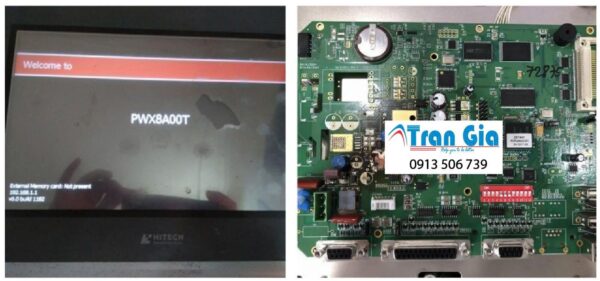 Khắc phục lỗi, sửa màn hình cảm ứng HMI HITECH Model: PWS6A00T-N Serial: 0348 Lỗi không lên nguồn giá tốt