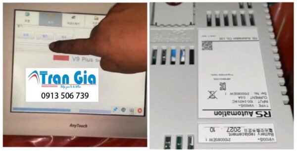 Chuyên sửa màn hình cảm ứng HMI RS Automation Model: V9100iS+ Serial: 85EW Lỗi giá cả phai Chuyên sửa màn hình cảm ứng HMI RS Automation Model: V9100iS+ Serial: 85EW Lỗi giá cả phai