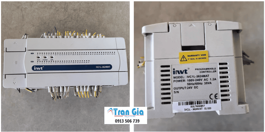 Công Ty Sửa chữa PLC INVT Lỗi Không Có ngõ Ra, Báo Lỗi ERR Đèn đỏ mất chương trình xử lí nhanh trong ngày