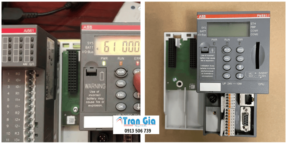 Công Ty Sửa chữa PLC ABB Lỗi Mất nguồn, Không Lên nguồn uy tín toàn quốc