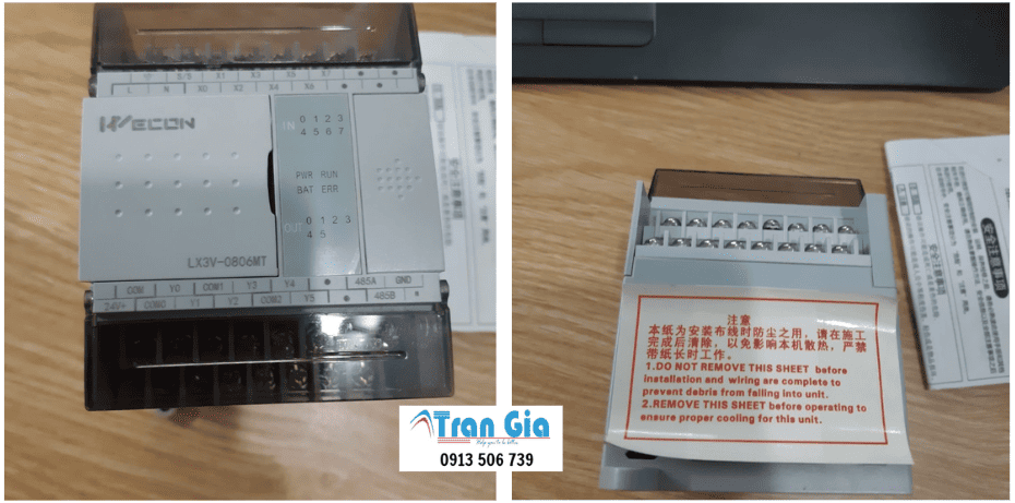 Công Ty Sửa chữa PLC Wecon Lỗi Không Có ngõ Ra, Báo Lỗi ERR Đèn đỏ mất chương trình sửa gấp trong 24H