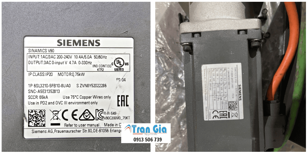Nhận Sửa Chữa AC servo Siemens Báo Lỗi Giá Rẻ Chờ Lấy Gấp Trong Ngày, Uy Tín 