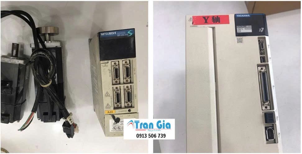 Hình ảnh một số Servo đang được sửa chữa tại TRAN GIA Automation