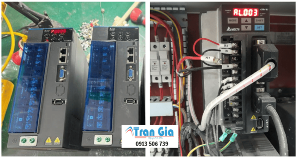 Nhận sửa chữa Servo Delta Báo lỗi, Nguồn không lên, Servo không chạy Nhận sửa chữa Servo Delta Báo lỗi, Nguồn không lên, Servo không chạy