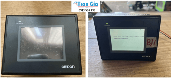 Sửa màn hình Omron lỗi cảm ứng bấm không được, bấm màn hình bị đơ, thay cảm ứng màn hình chính hãng