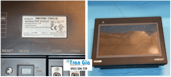 Sửa màn hình Omron lỗi cảm ứng bấm không được, bấm màn hình bị đơ, thay cảm ứng màn hình chính hãng