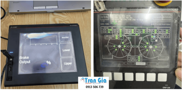 Sửa màn hình Mitsubishi Lỗi không lên màn hình, Màn hình Bị tối Sọc Màn hình