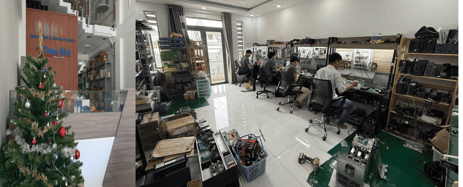 Đội ngũ Trần Gia Automation sửa màn hình HMI Đội ngũ Trần Gia Automation sửa màn hình HMI