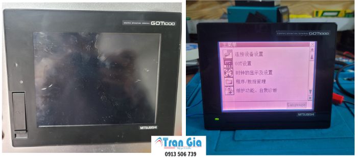 Một số hình ảnh sửa chữa màn hình HMI tại Trần Gia Automation