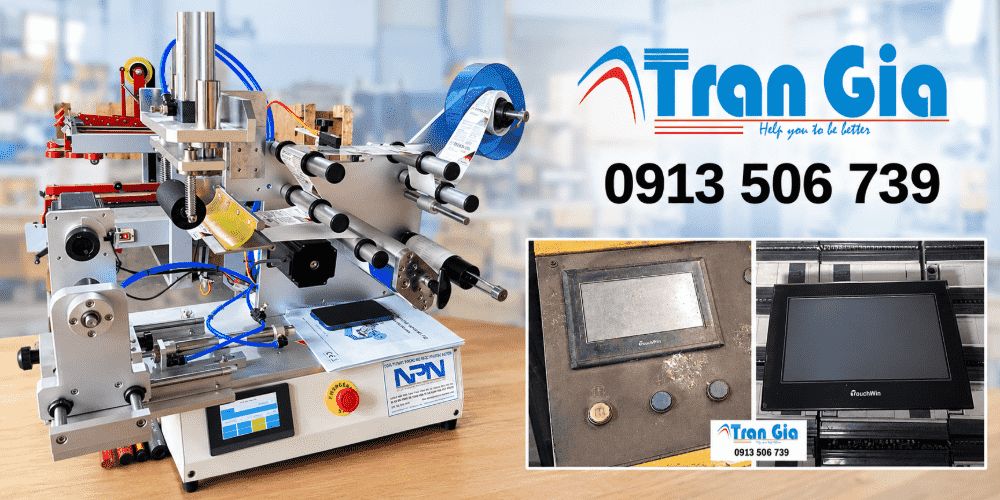 Sửa màn hình máy dán nhãn tất cả các lỗi nhanh chóng - Trần Gia Automation