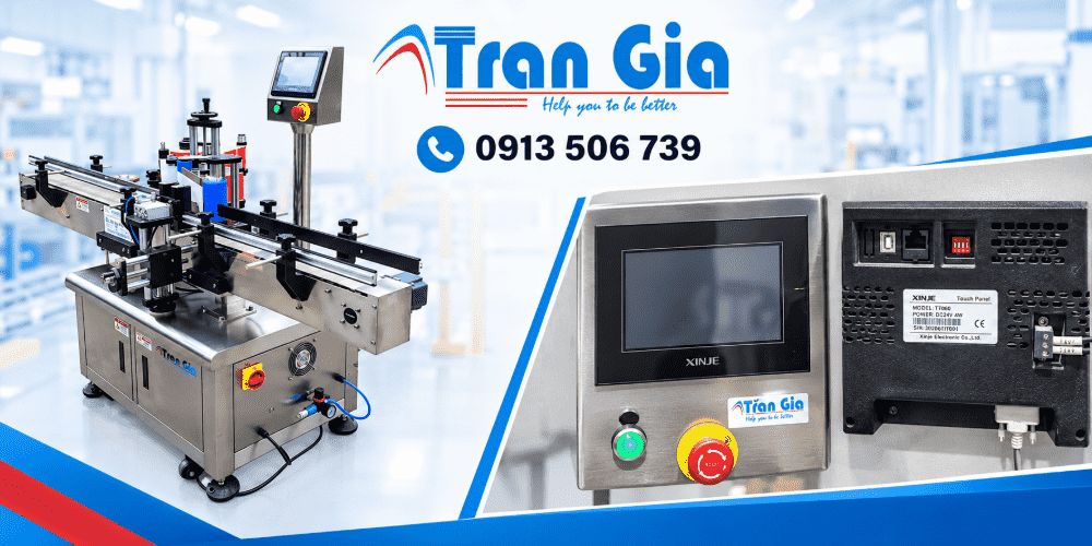 Sửa màn hình máy dán nhãn tất cả các lỗi nhanh chóng - Trần Gia Automation